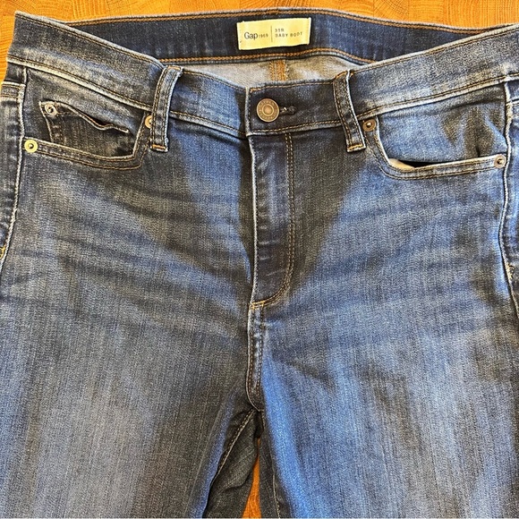 GAP Baby Boot Flare Jeans- Women’s Size Large 30 Regular - Picture 5 of 11